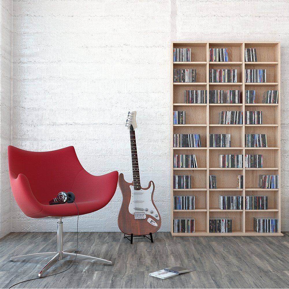 Vicco CD-Regal Jukebox, Sonoma, 102 x 178 cm, 1-tlg.