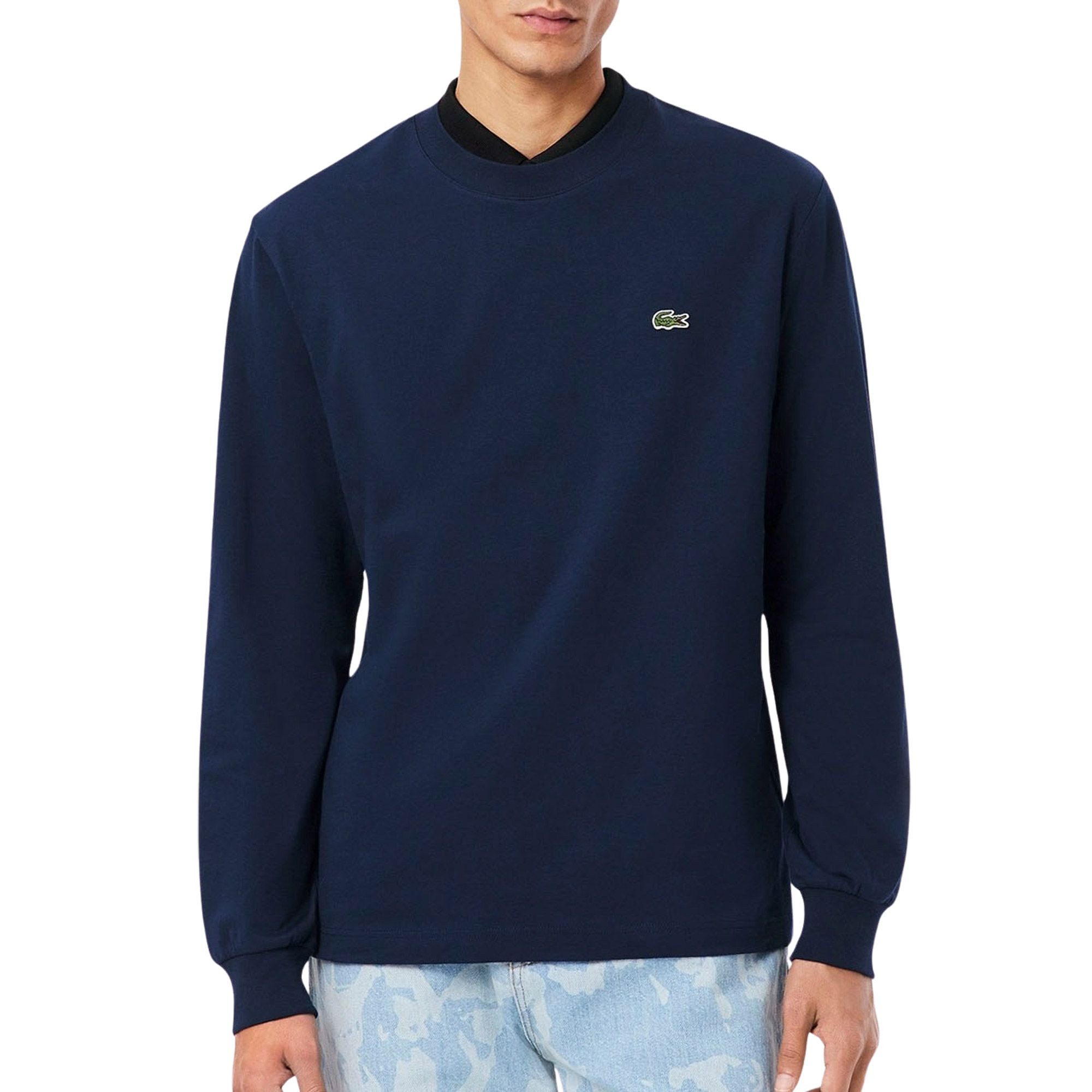 Lacoste Funktionsshirt Herren Cotton Longsleeve Shirt günstig online kaufen