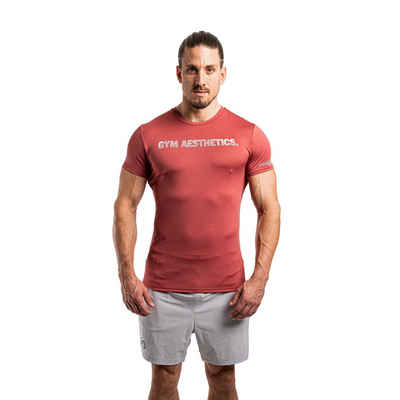 GYM AESTHETICS Funktionsshirt Essential Training T-Shirt für Herren Atmungsaktiv, Antibakteriell, Laufshirt, Gewichtheben