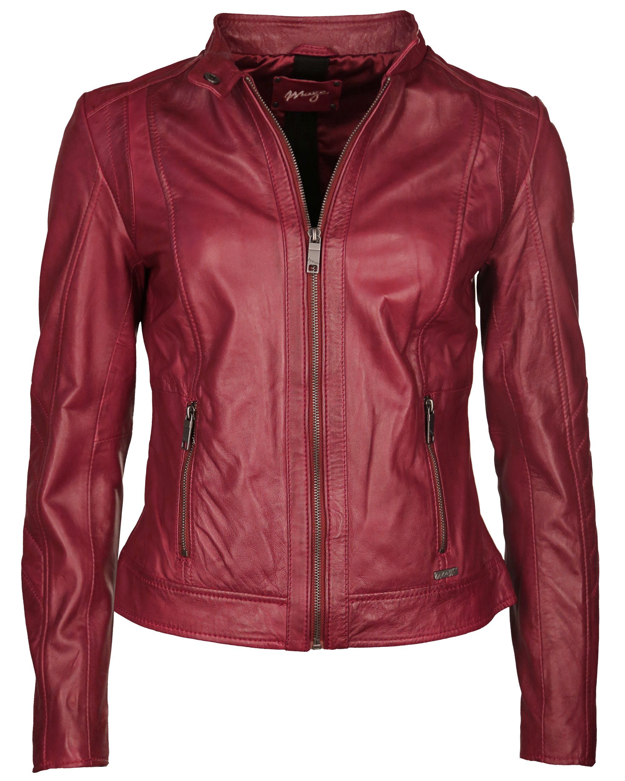 Lederjacke rot Maze Marcie