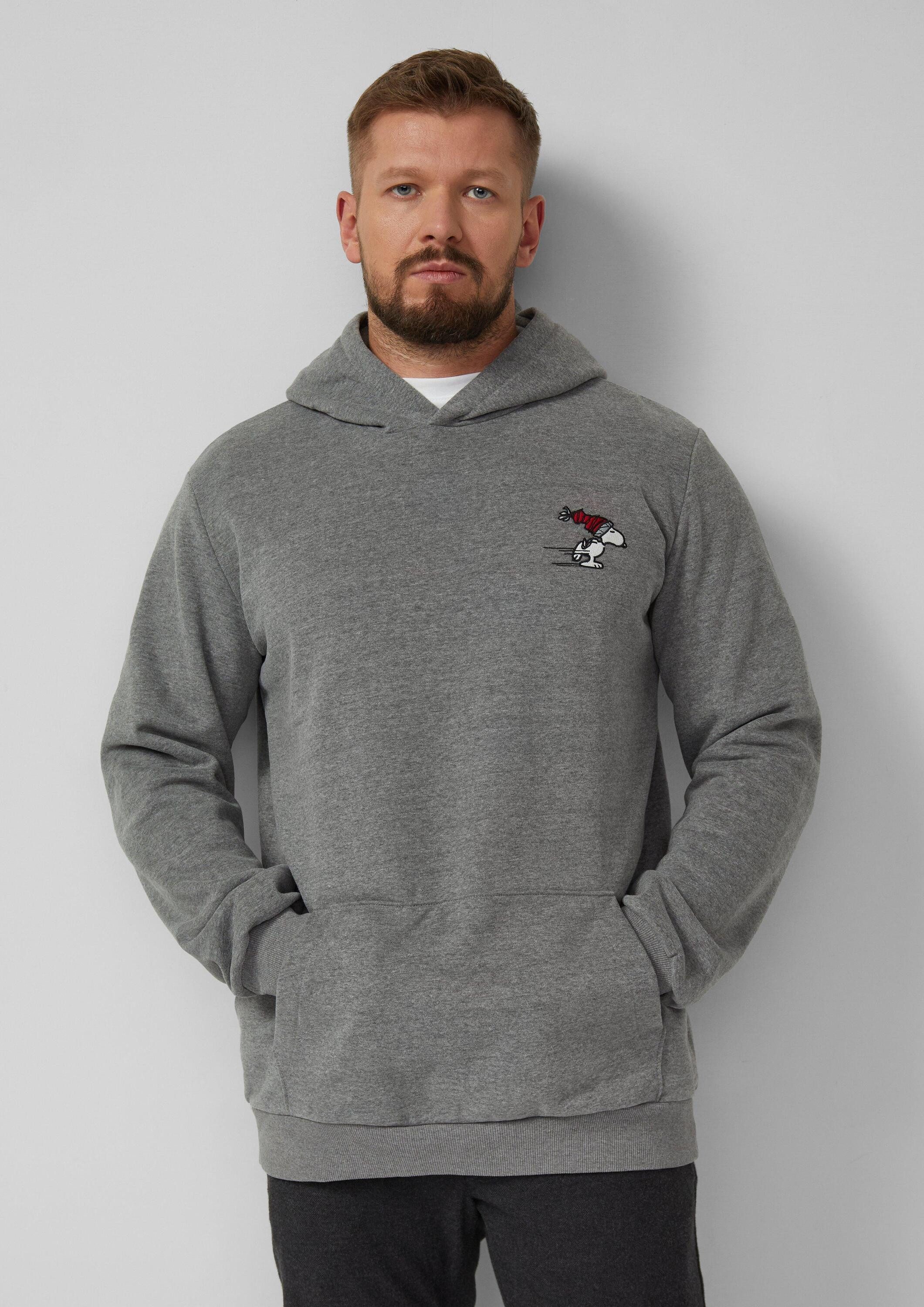 s.Oliver Sweatshirt Sweatshirt Kapuzen-Sweatshirt mit Peanuts®-Artwork