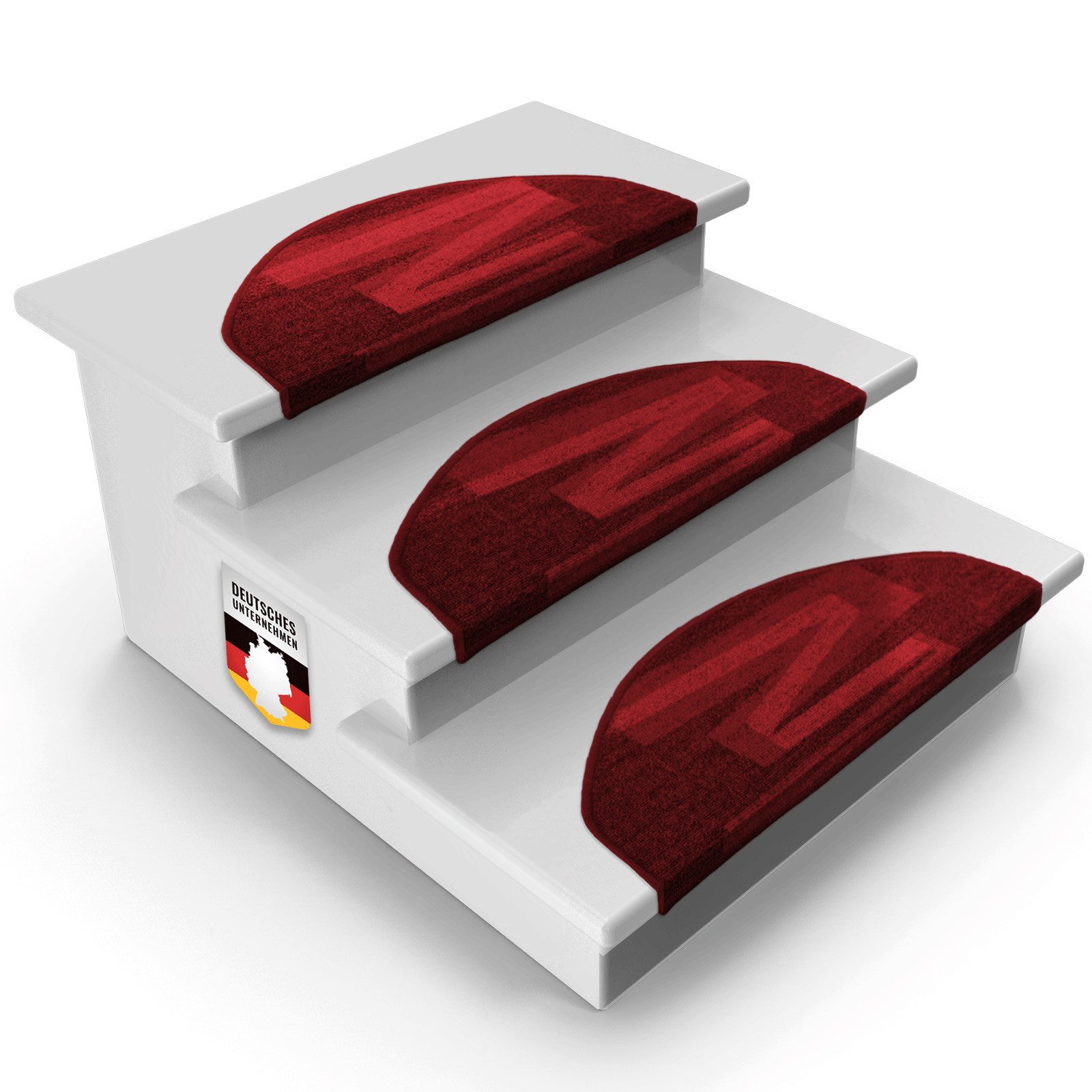 Karat Stufenmatte Hastings, Treppenschutz, Halbrund, Höhe: 8.5 mm, aus Poly günstig online kaufen