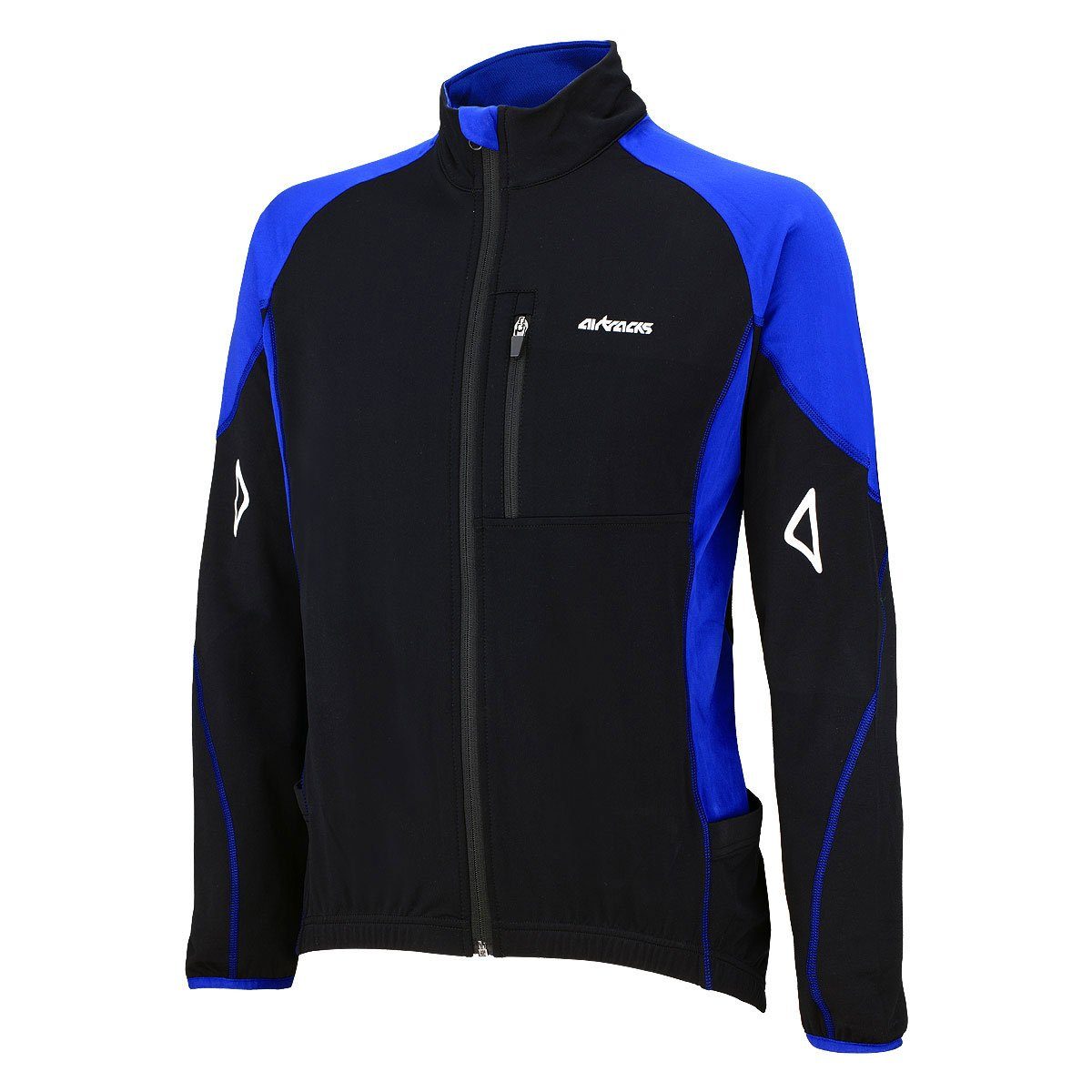 Airtracks Radtrikot Herren Thermo Fahrradtrikot Langarm Pro T - Radtrikot mit Winter Fleece optimal für Herbst-Winter » S M L XL XXL XXXL «