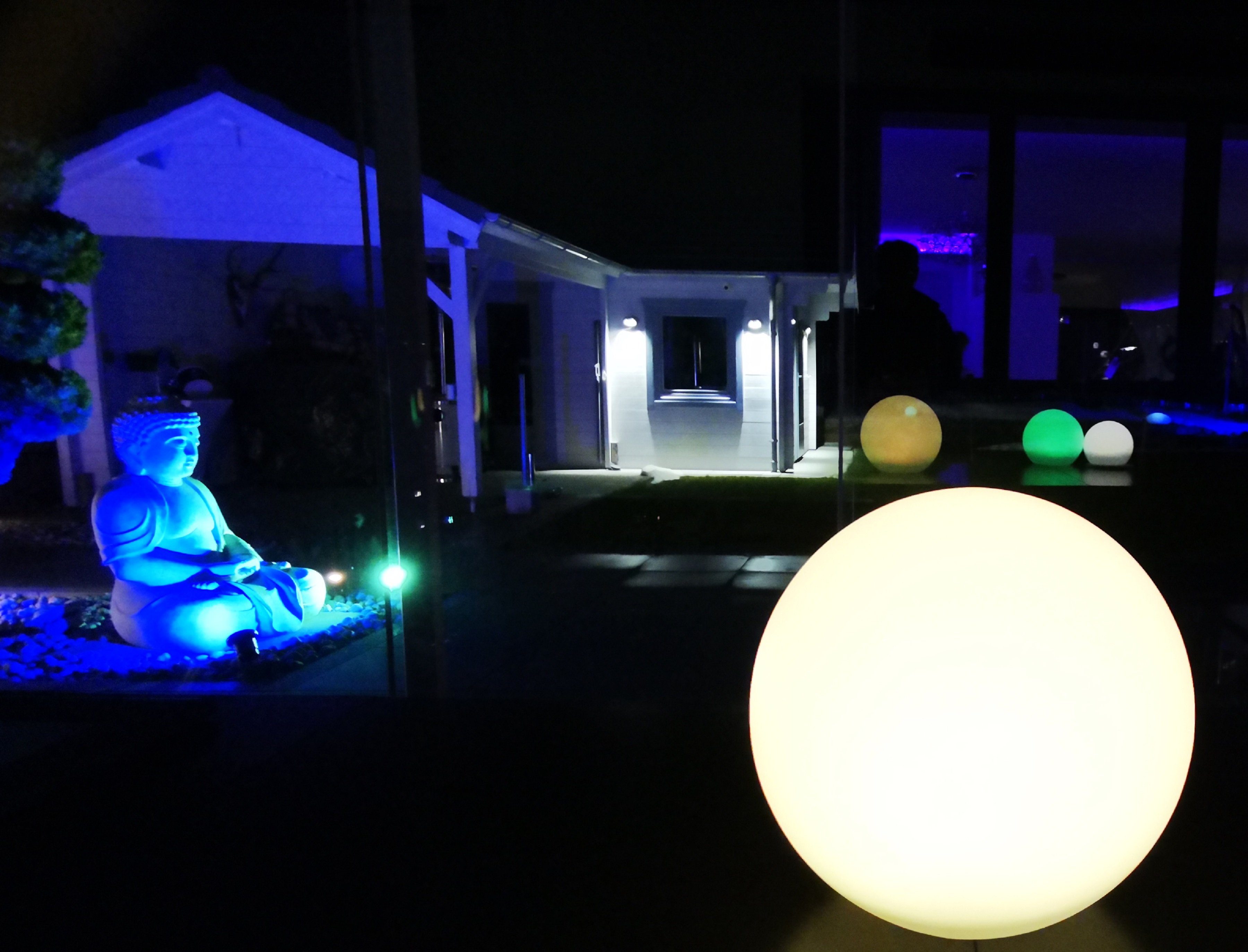 TRANGO LED Kugelleuchte, Farbwechsel, 1er Set günstig online kaufen