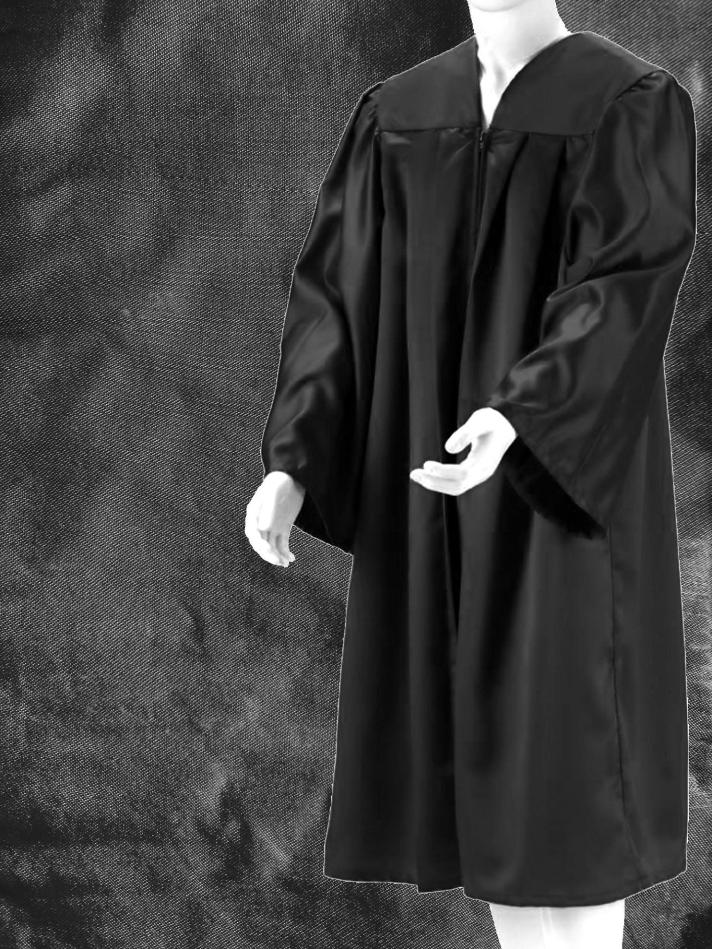 Kokott Berufskleidung Umhang Robe – Graduation Gown & Chorrobe, Kaschierte Weite durch Faltenlegung