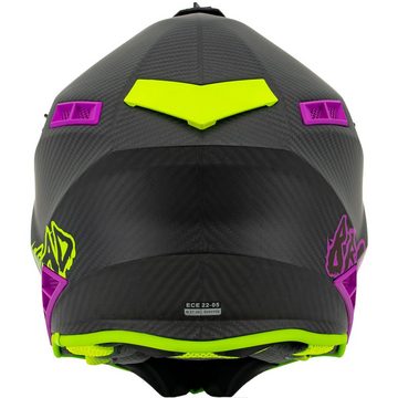 Broken Head Motorradhelm THE HUNTER Carbon ultralight green-pink, extrem leicht