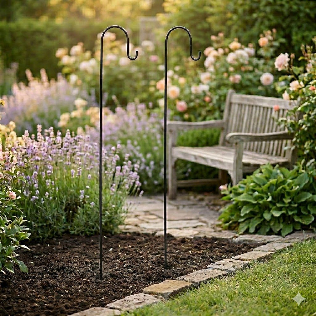 Eurotrade Gartenstecker 2er Set Laternenstab