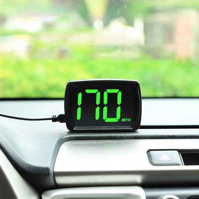 Gontence Drehzahlanzeige HUD Auto Head-Up-Display,MPH Fahrzeug Geschwindigkeitsanzeige, 1-tlg.