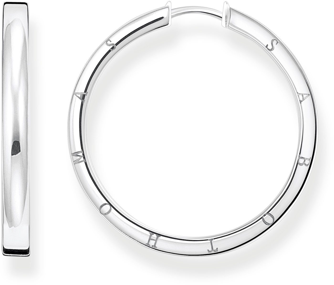 Creolen-Set Kreolen mit Thomas Sabo Gravur - 925 Sterlingsilber