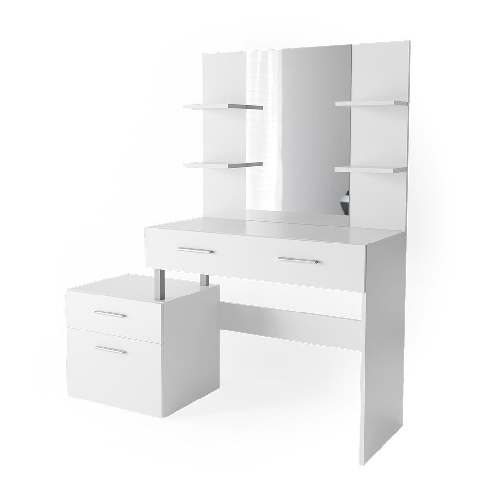 Vicco Schminktisch Maria, Weiß, 132 cm günstig online kaufen