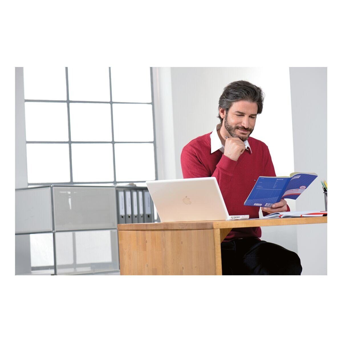 Avery Zweckform Formularblock Rechnung, 2-fach, mit Blaupapier, A5, 2x 50 Blatt