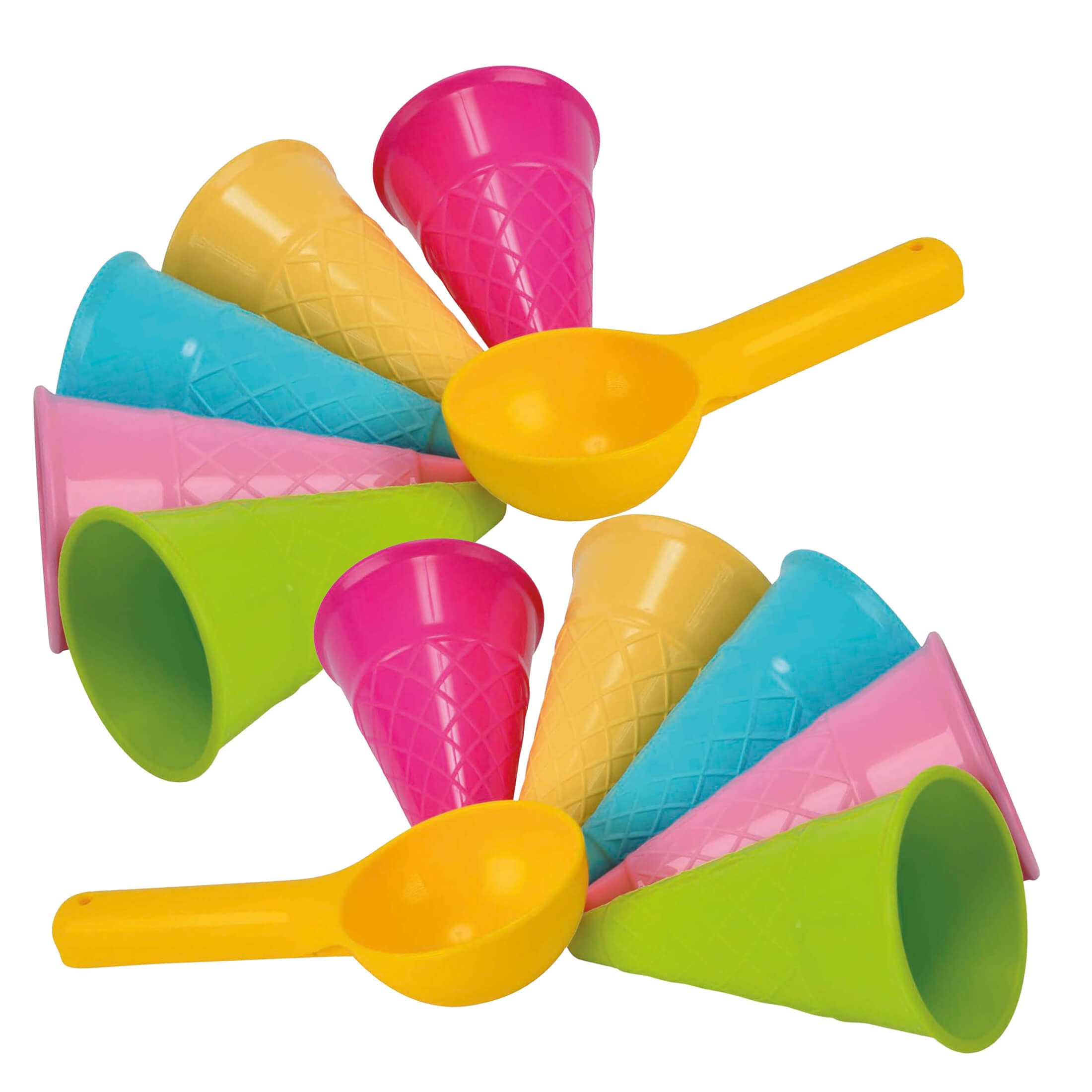 Simba Dickie Sandform-Set Kinder Sandspielzeug Set Eiswaffel Sandformen Eis günstig online kaufen