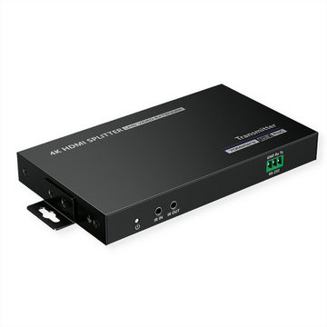 VALUE HDMI Splitter 3fach, mit Verlängerung (2x) über TP, bis 40 m Audio- & Video-Adapter