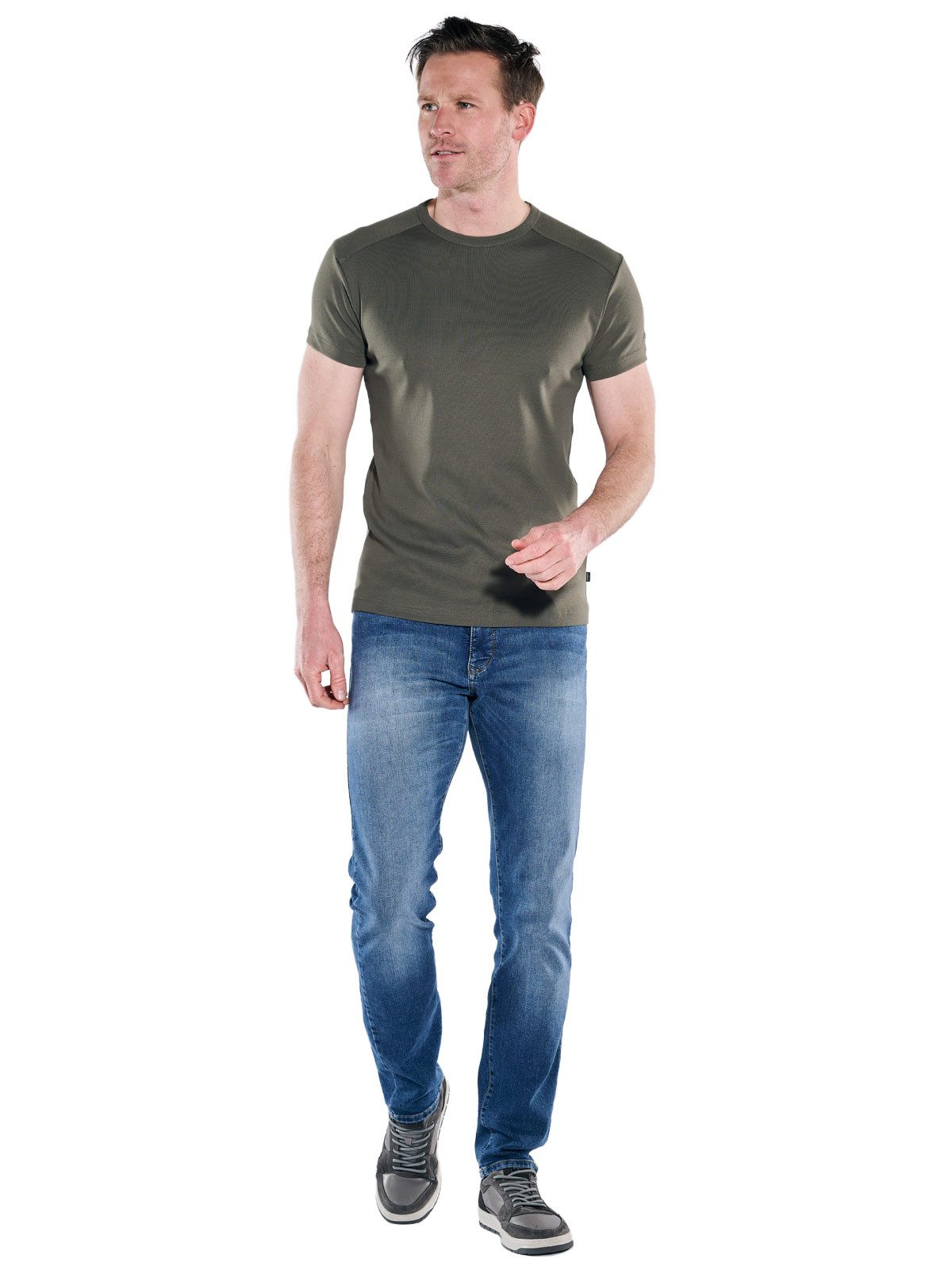 Engbers T-Shirt Herren T-Shirt "My Favorite" organic, Khaki