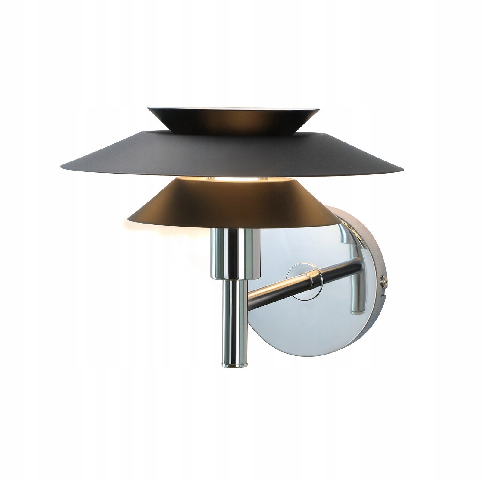 ZMH Wandleuchte Innen Schwarz Wandlampe Modern G9 Metall Design (Max.25W), LED fest integriert, Wandlampe für Wohnzimmer Flur