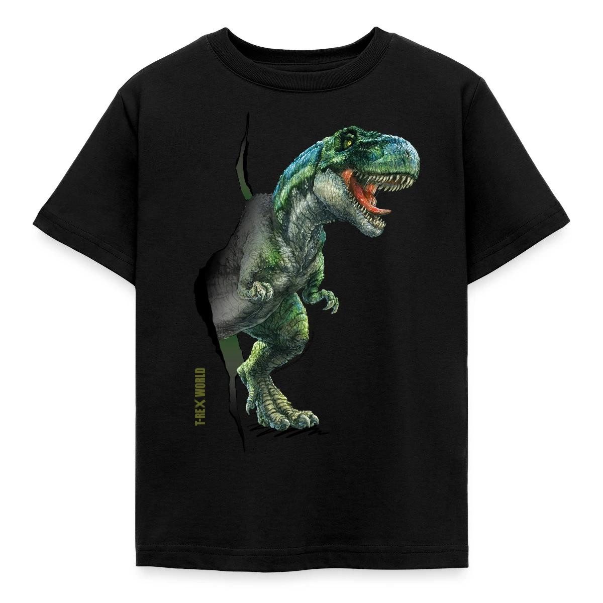 T-Shirt T-Rex World Durch Die Wand Kinder T-Shirt