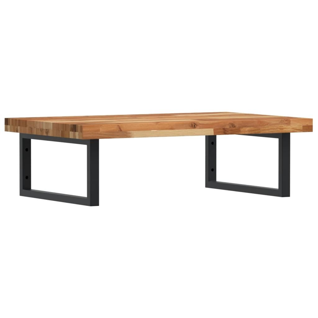 vidaXL Badezimmerspiegelschrank Waschbeckenregal Wandmontage Stahl und nholz (1-St)