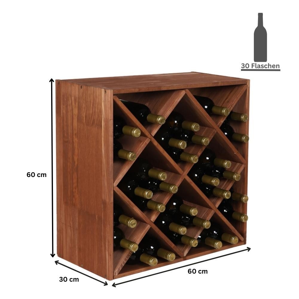 PROREGAL® Weinregal VINCELLAR MOD, HxBxT 30x12x30cm, günstig online kaufen
