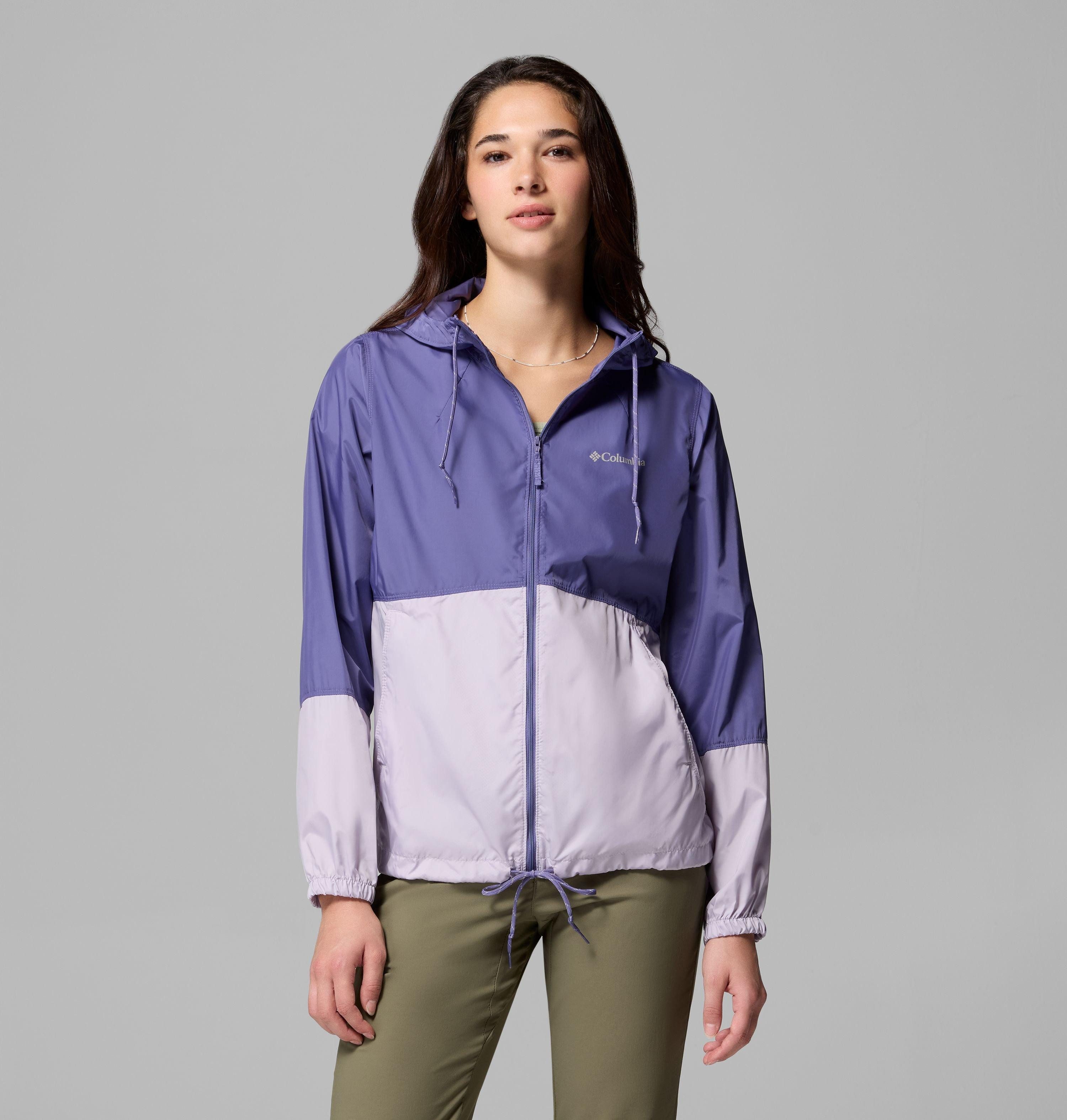 Columbia Windbreaker für Wandern, Trekking und Laufen, mit Kapuze und Korde günstig online kaufen