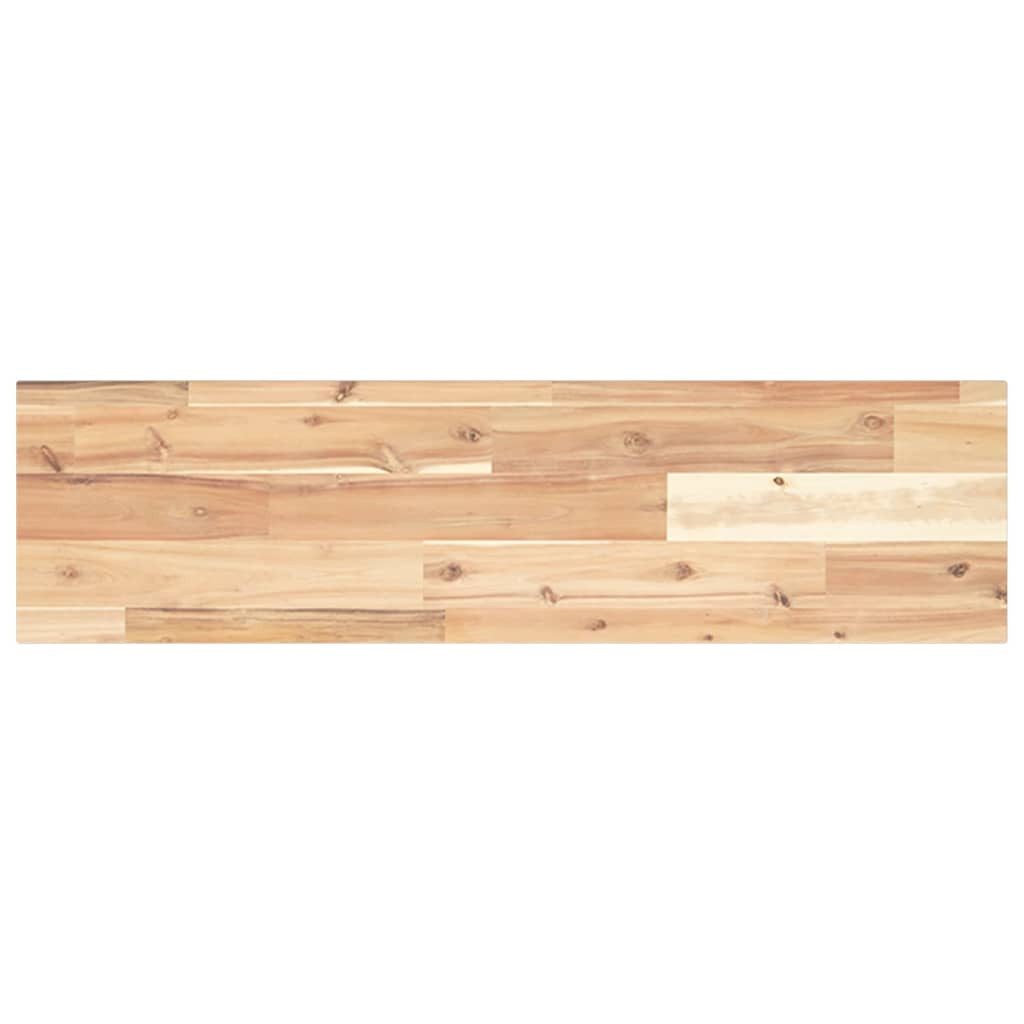 vidaXL Regal Schweberegal 100x20x2 cm Massivholz Unbehandelt, 1-tlg.