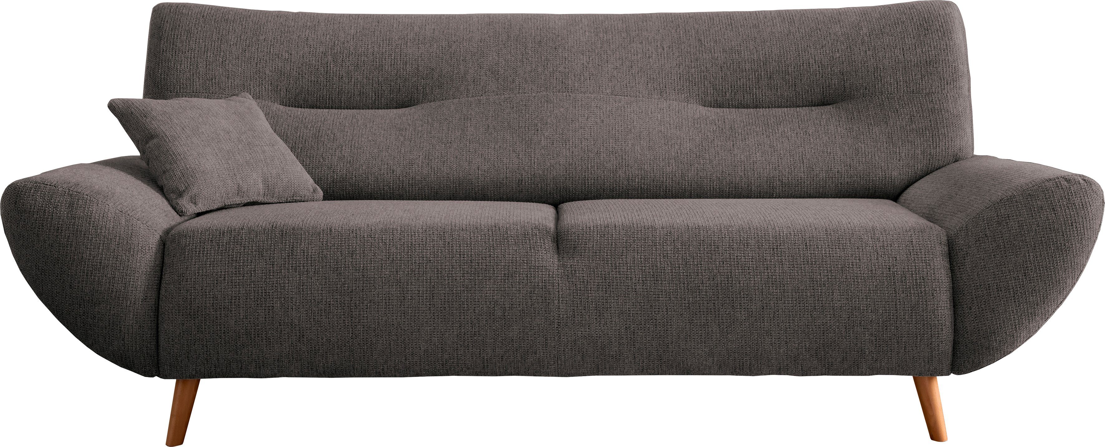 Home affaire Polstergarnitur Drago, modern und zeitlos, aktuelle Formensprache, komfortabel, (Set, 2-tlg., 3-Sitzer und 2-Sitzer), als Sessel/Polsterecke erhältlich, versch. Stoffe, inkl. 2 Zierkissen