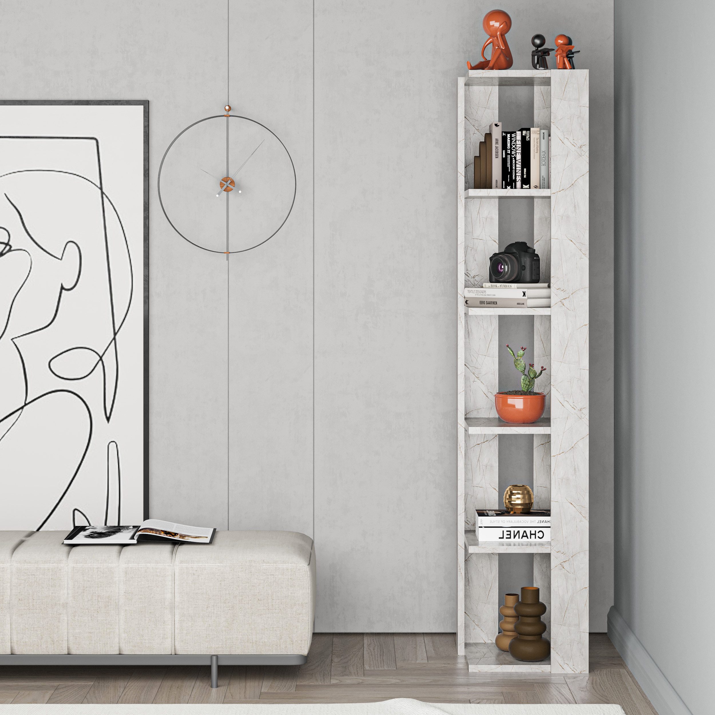 Decortie Eckregal Nati, Eck-Bücherregal, 34 x günstig online kaufen