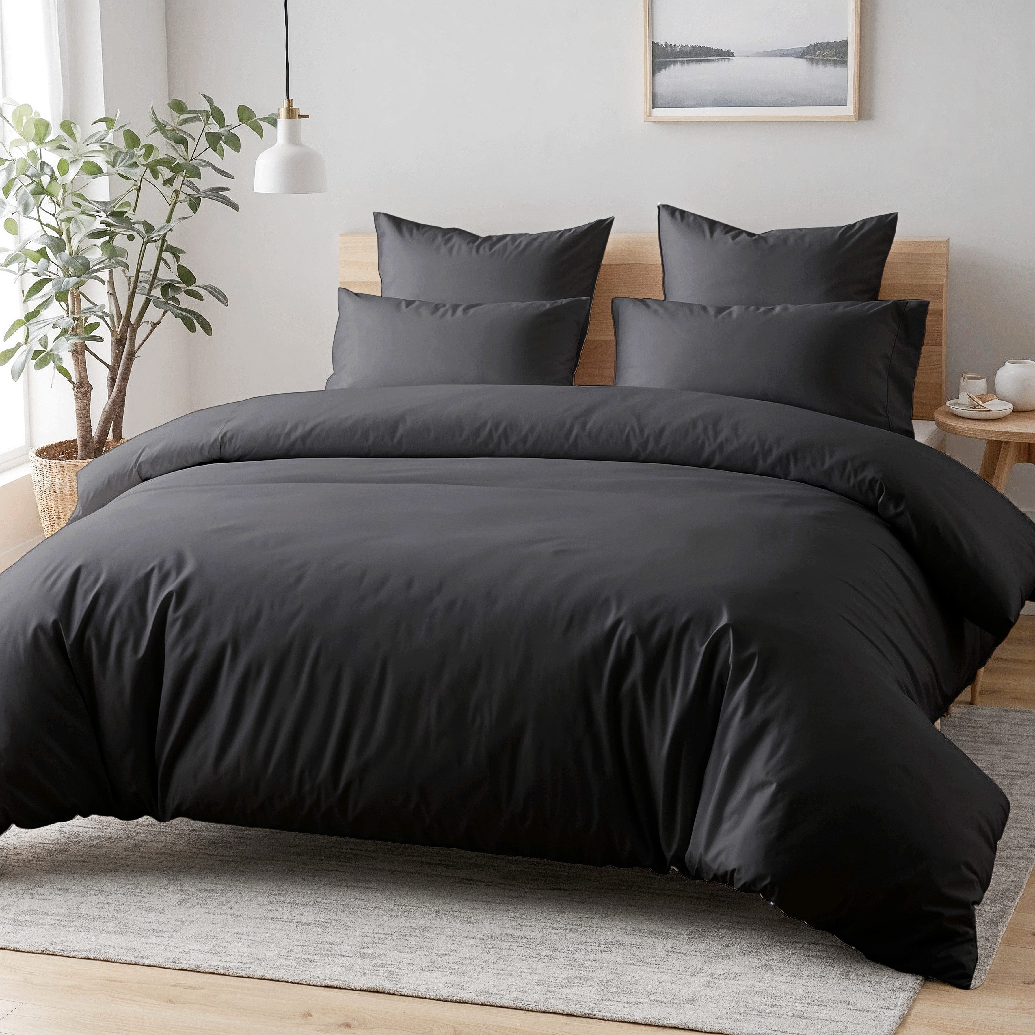Cozyor Bettwäsche Allergiker Bettwäsche extra weich, 135x200 155x200 155x220 200x200, Mikrofaser, 3 teilig, allergikerfreundlich