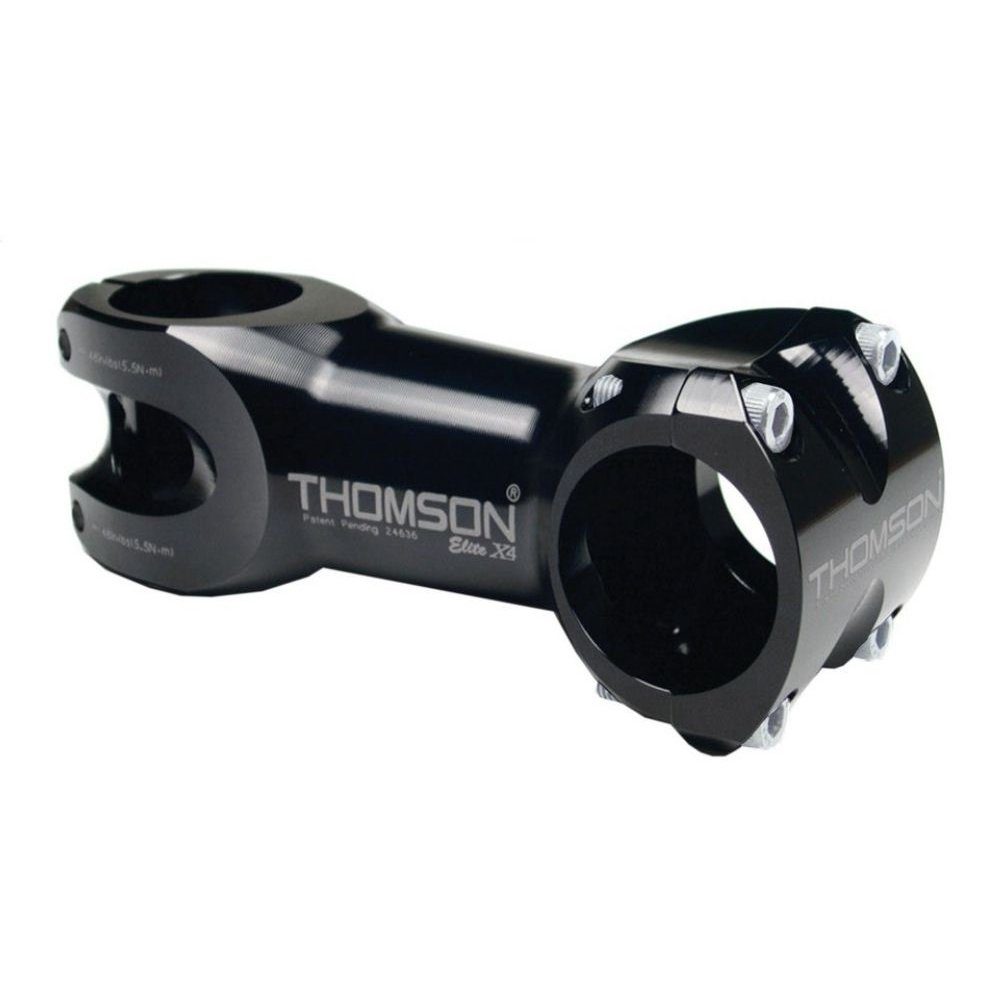Thomson Рульvorbau 1-1/8" A-Head Vorbau "Elite X4", Длина: 50 mm / 0°, Руль: 31,8 mm