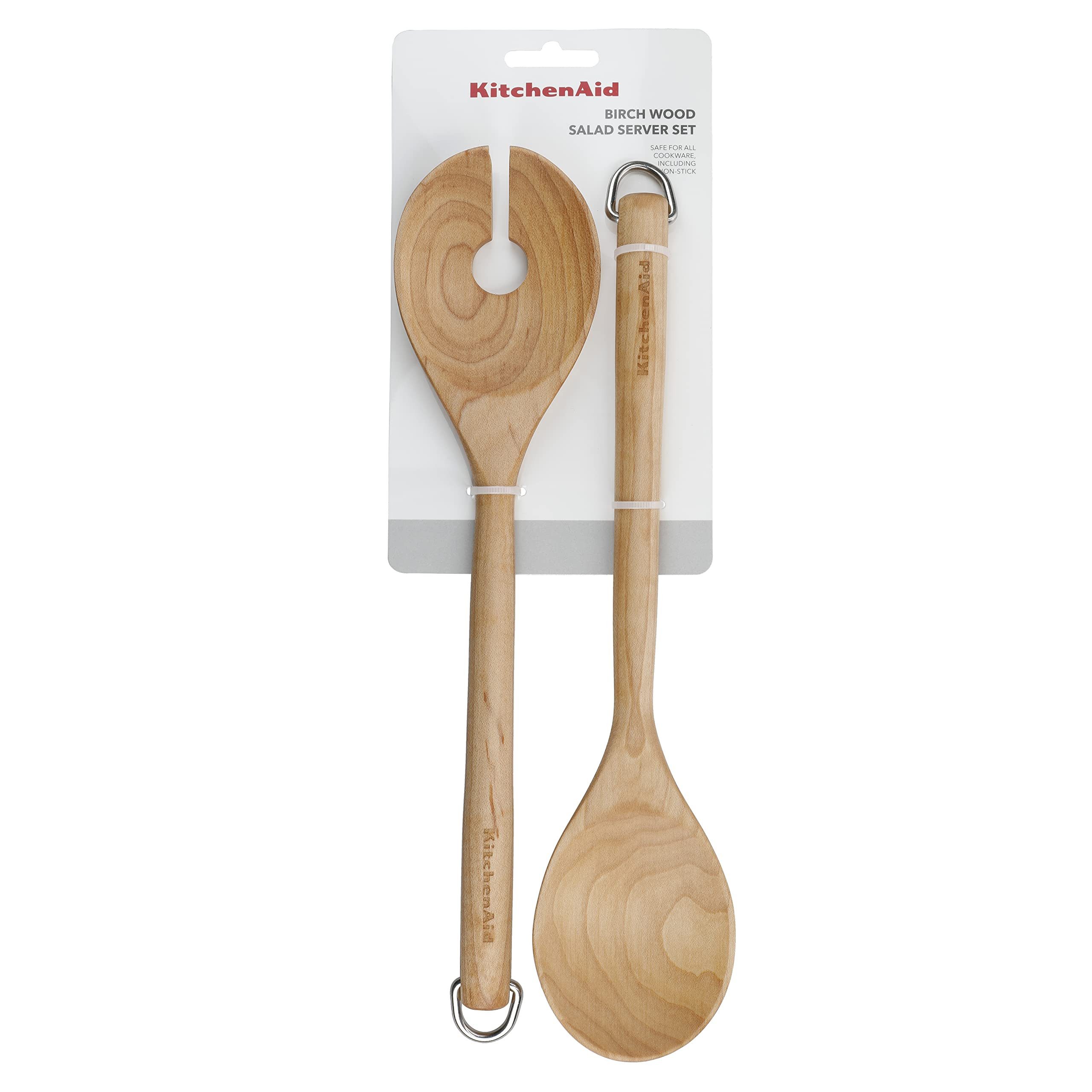 KitchenAid Kochlöffel KQR713OHE, Mit Haken zum Aufhängen, aus Birkenholz