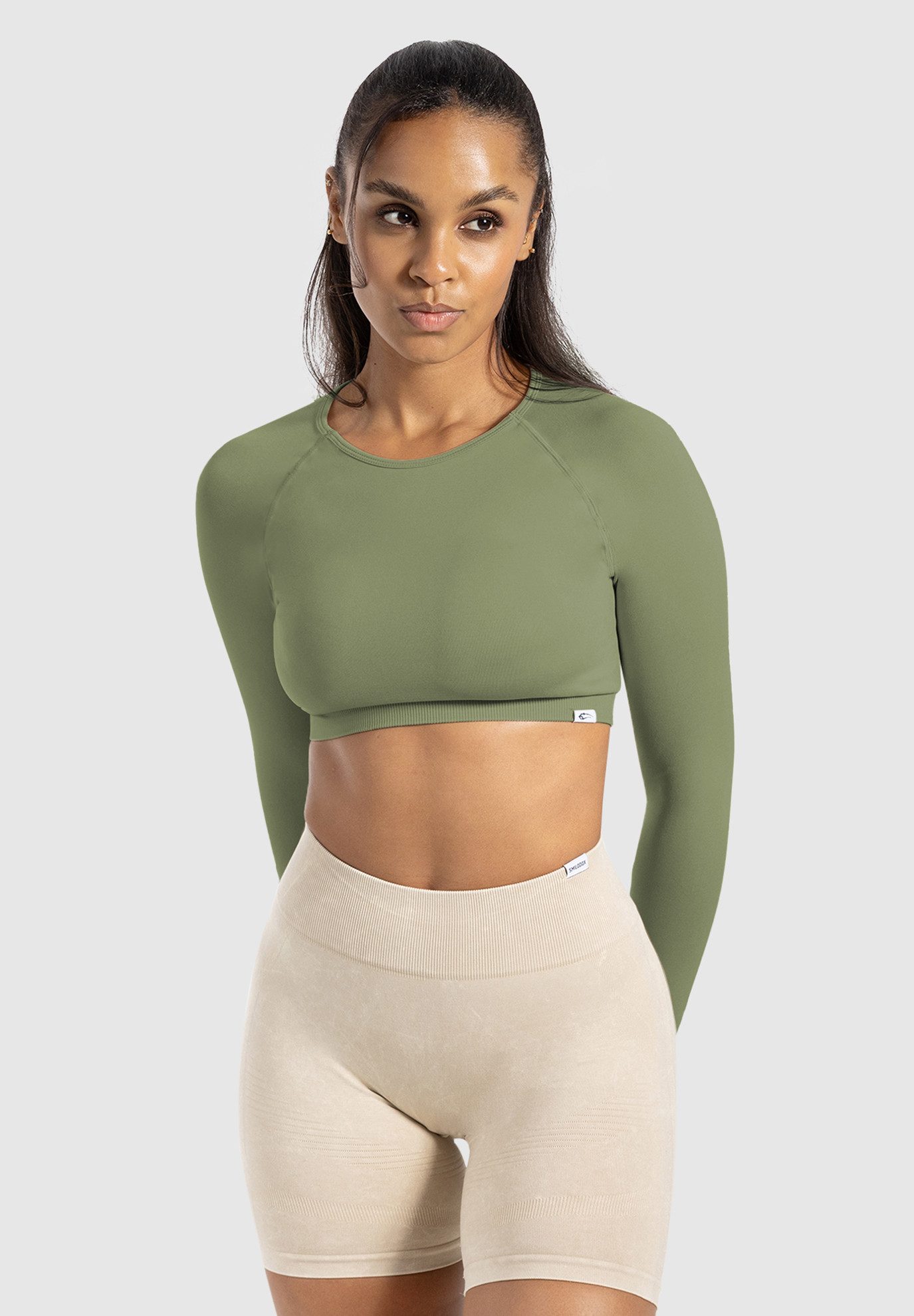 Smilodox Longsleeve Bethy, Seamless Cropped, elastisch & atmungsaktiv, kurz günstig online kaufen