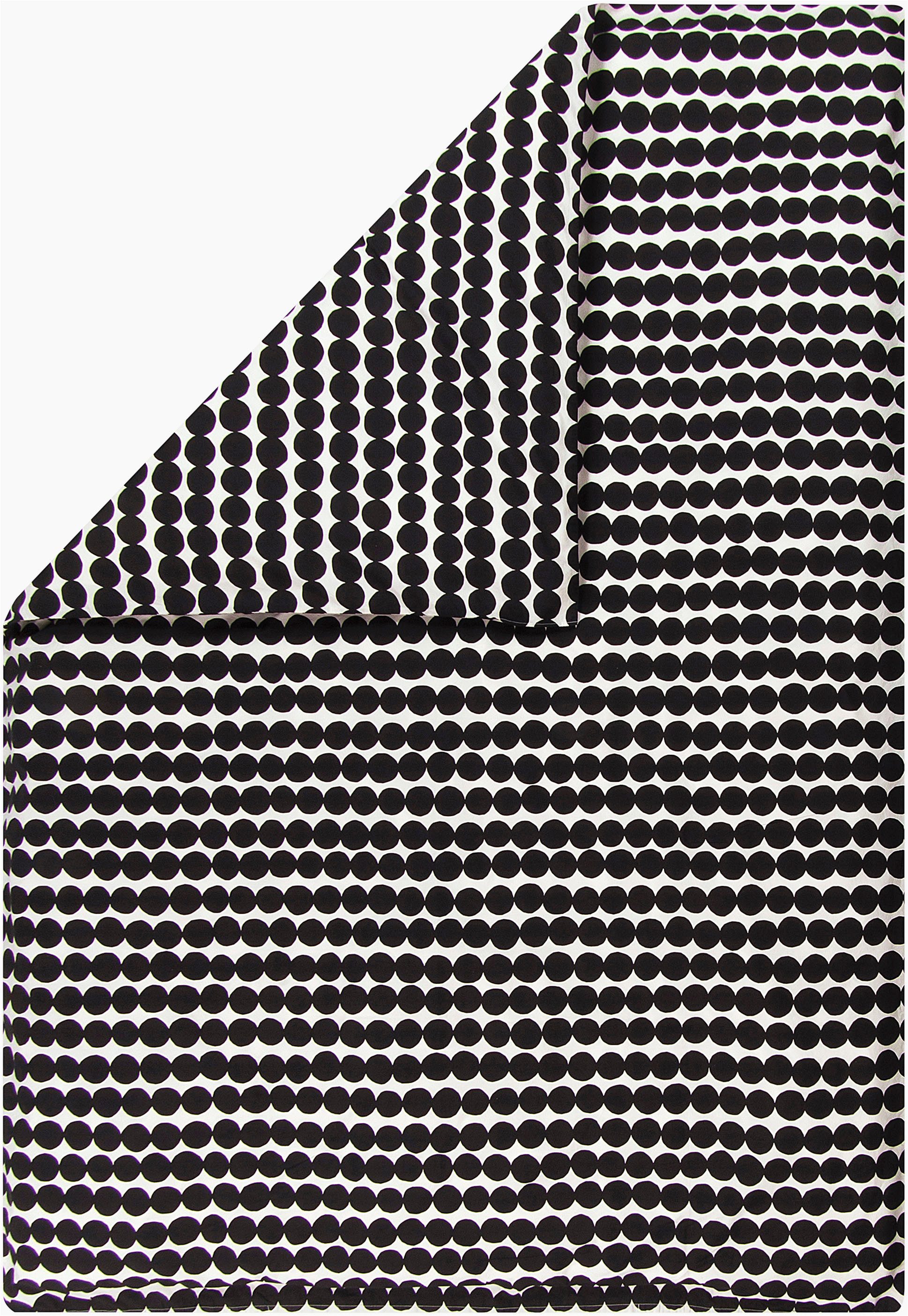Marimekko Bettbezug RÄSYMATTO, (1 St), Weiß, Schwarz