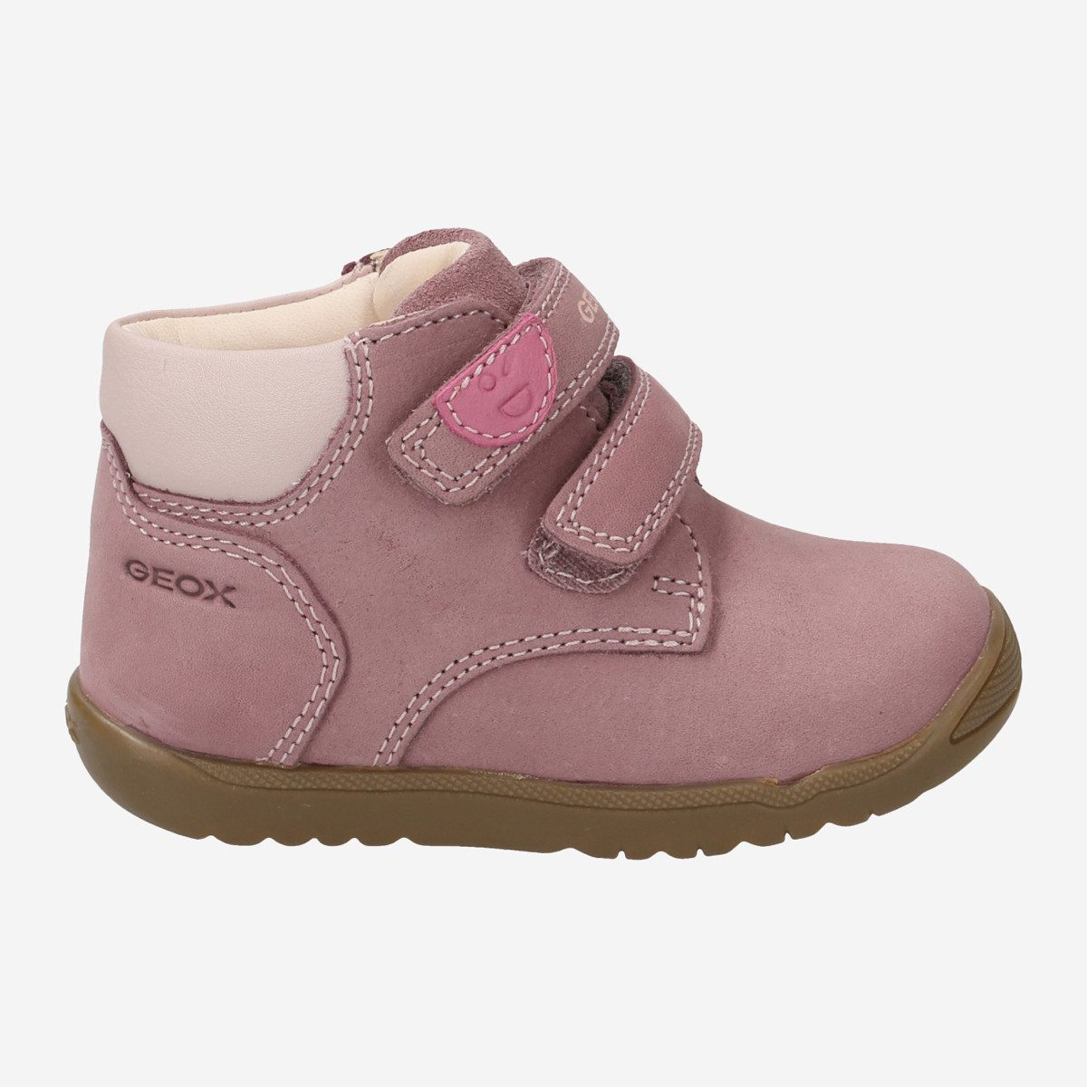 GEOX B164PC Macchia, Klett in Lila für Kinder Klettschuh