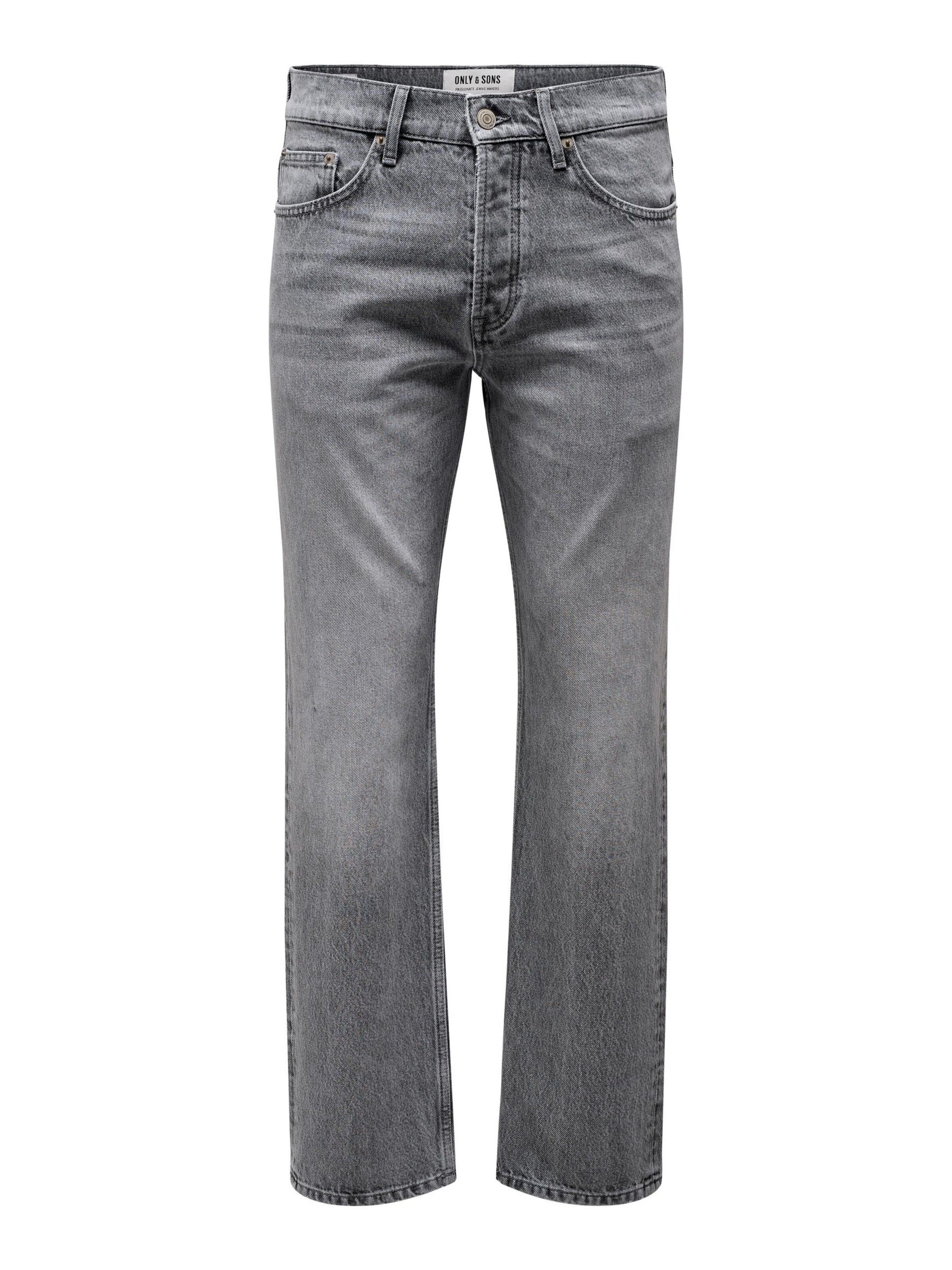ONLY & SONS Regular-fit-Jeans "ONSEDGE STRAIGHT BROMO 0017 DOT DNM NOOS" günstig online kaufen