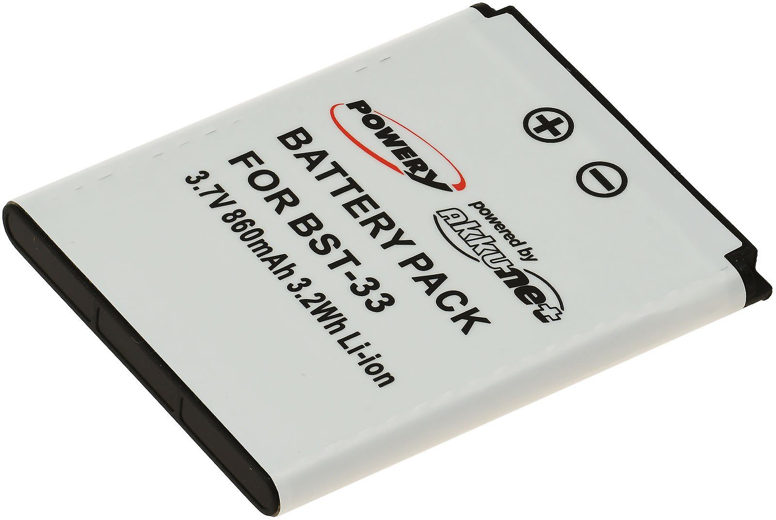 Powery Akku für Sony-Ericsson W595 Handy-Akku 860 mAh (3.6 V)