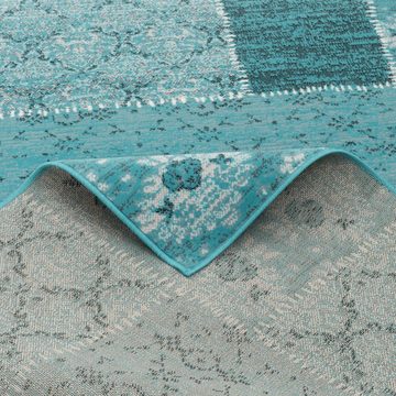 Designteppich Designer Teppich Pop-Vintage Orient Patchwork, Pergamon, Rechteckig, Höhe: 22 mm