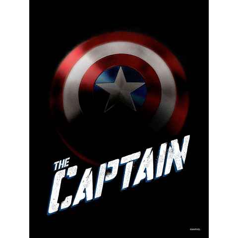 Komar Wandbild Avengers The Captain, (1 St), Kinderzimmer, Schlafzimmer, Wohnzimmer