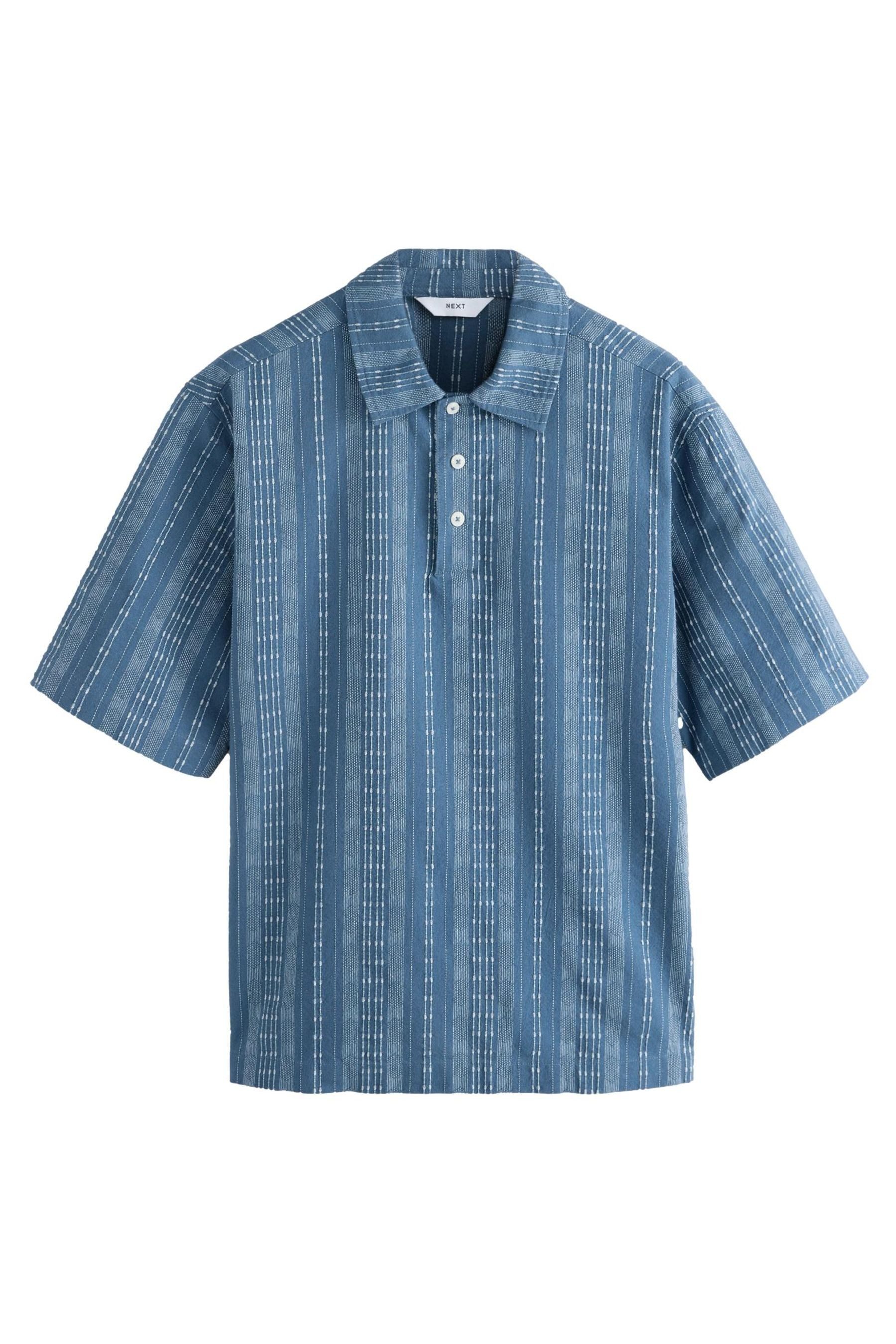Poloshirt Kurzärmeliges Polohemd mit vertikalen Streifen