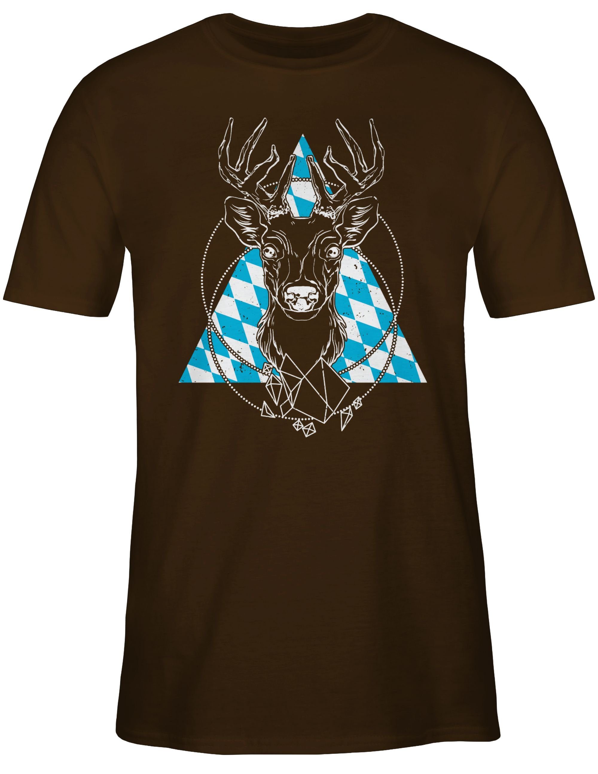 Shirtracer T-Shirt Bayrischer Hirsch - weiß günstig online kaufen
