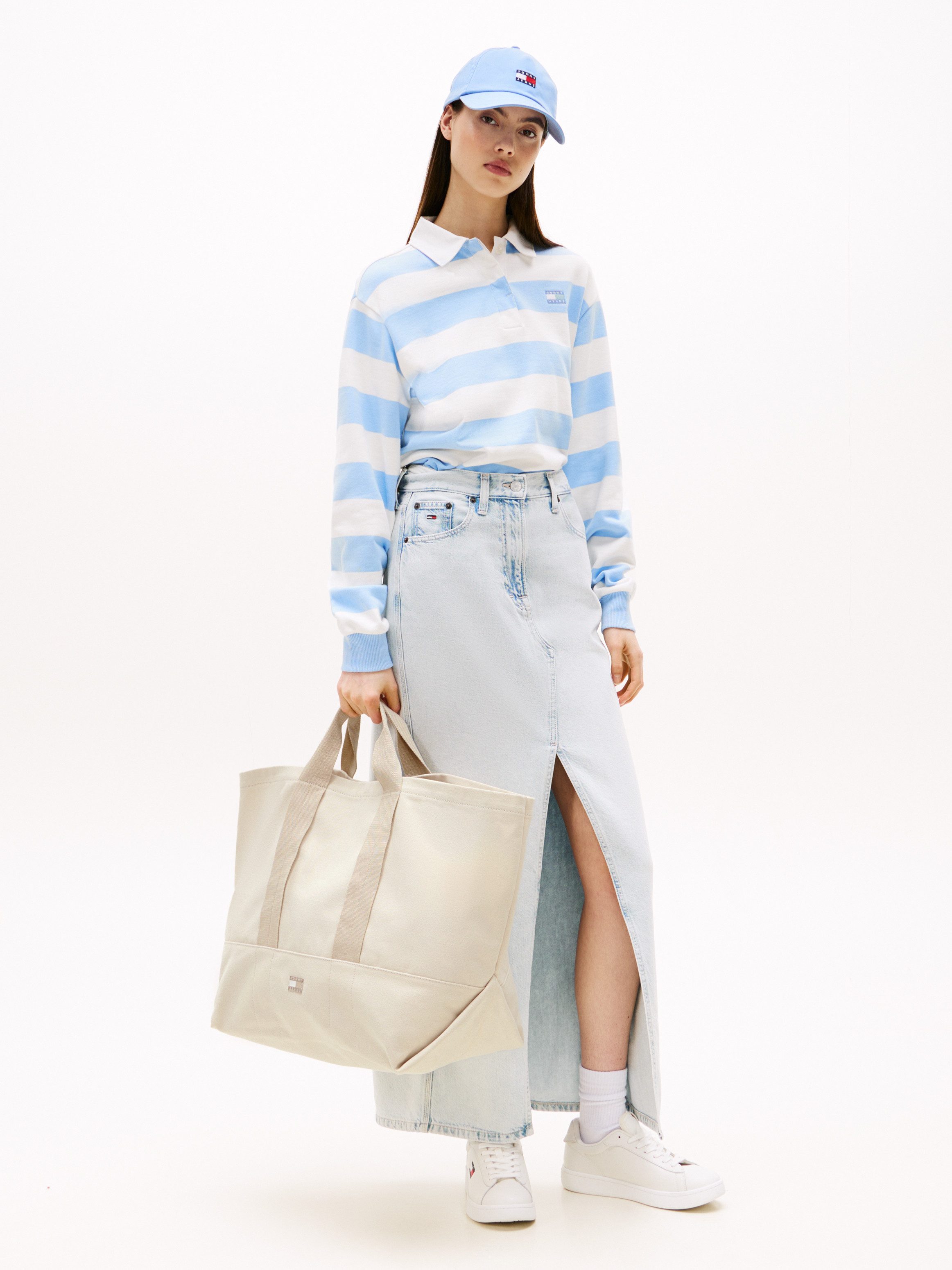 Tommy Jeans Tragetasche TJW TOTE EDITION CANVAS, Damen Henkeltasche, Shoppe günstig online kaufen