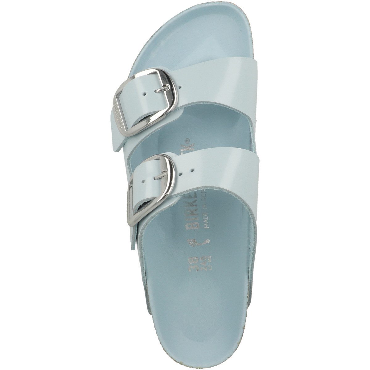 Birkenstock Arizona Big Buckle Naturleder Lack schmal Damen Sandale Sandale günstig online kaufen