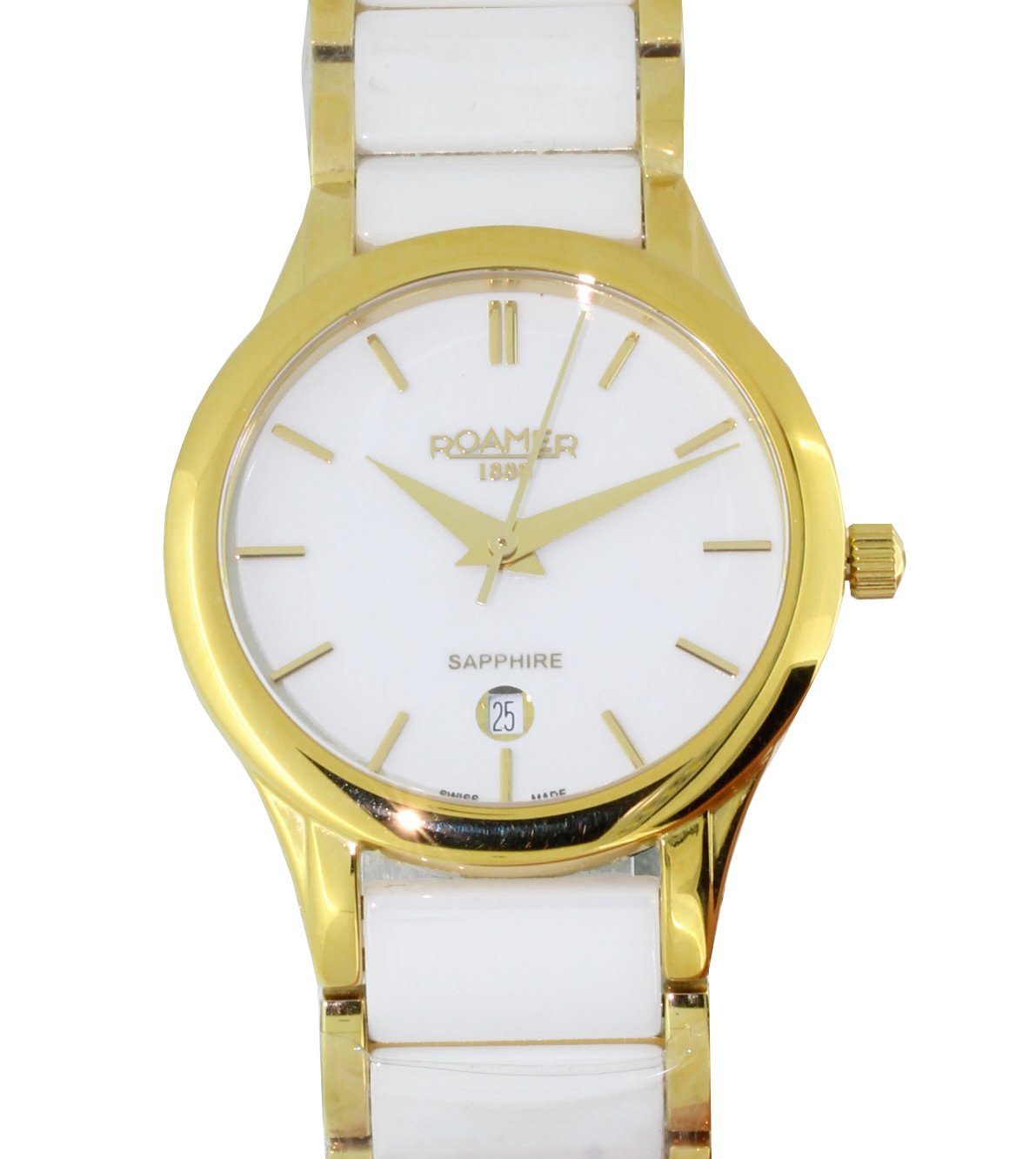 Roamer Quarzuhr Roamer Damen Quarz Uhr 657844 48 25 60, (Gold)