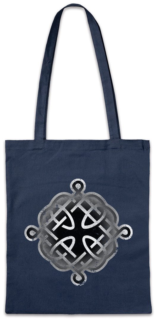 Beuteltasche Celtic Knot Logo Sign XII Stofftasche Kelten Tribal Knoten Keltisch