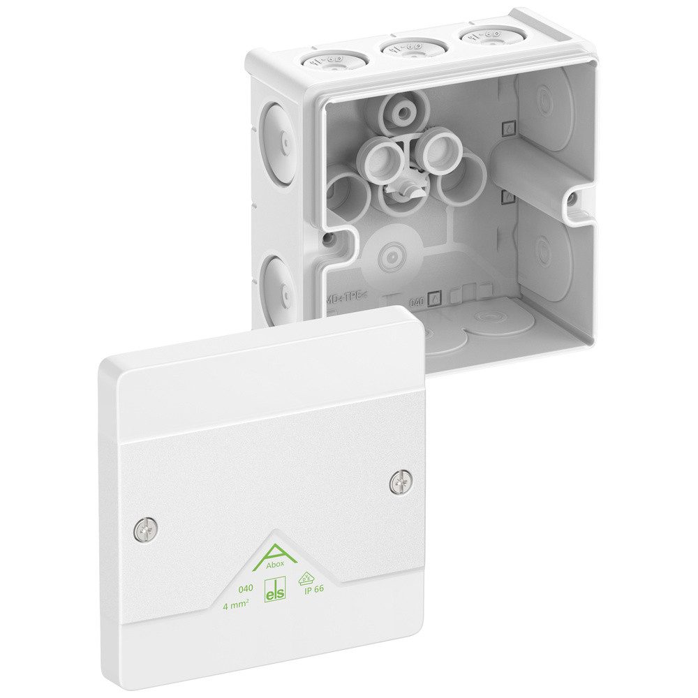 SPELSBERG Verteilerbox Spelsberg 80410001 Abzweigkasten (L x B x H) 102 x 102 x 57 mm Weiß IP