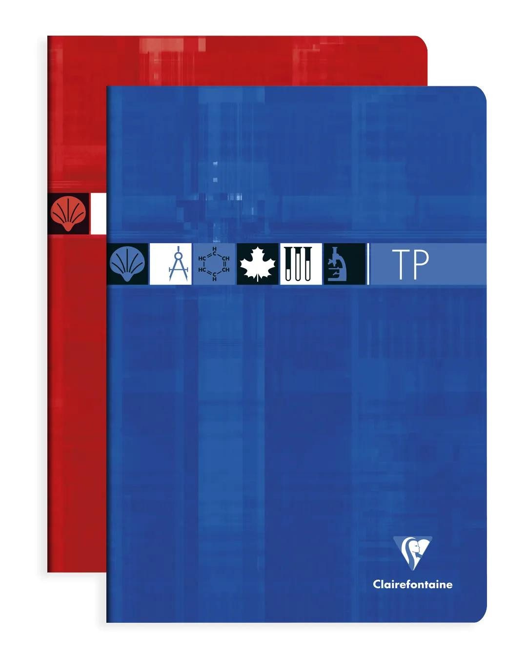 CLAIREFONTAINE Notizbuch 10x Heft Technik + Praxis