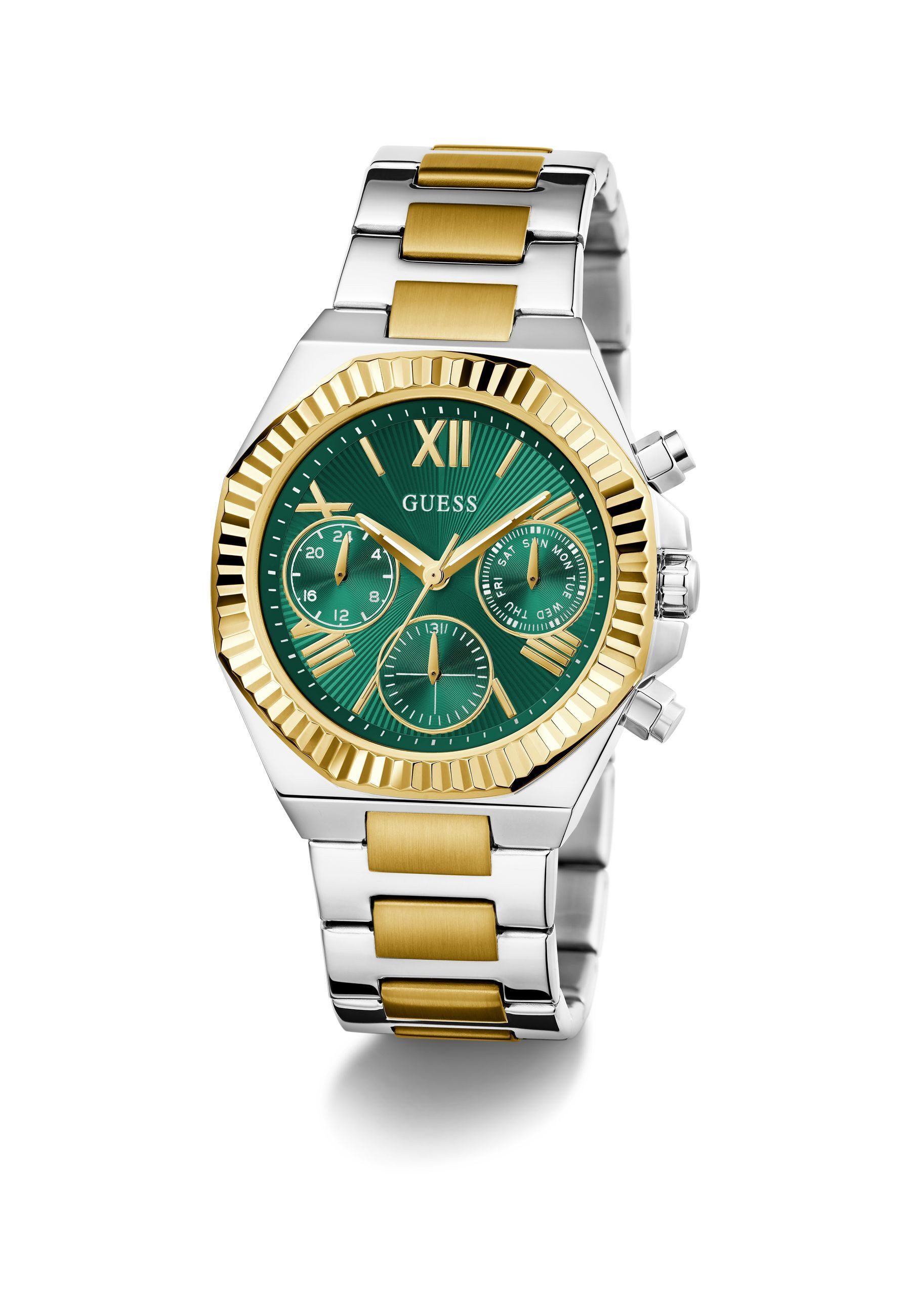 Guess Quarzuhr EQUALITY, (1-tlg., Not a set – not applicable to this product), Chronographenuhr