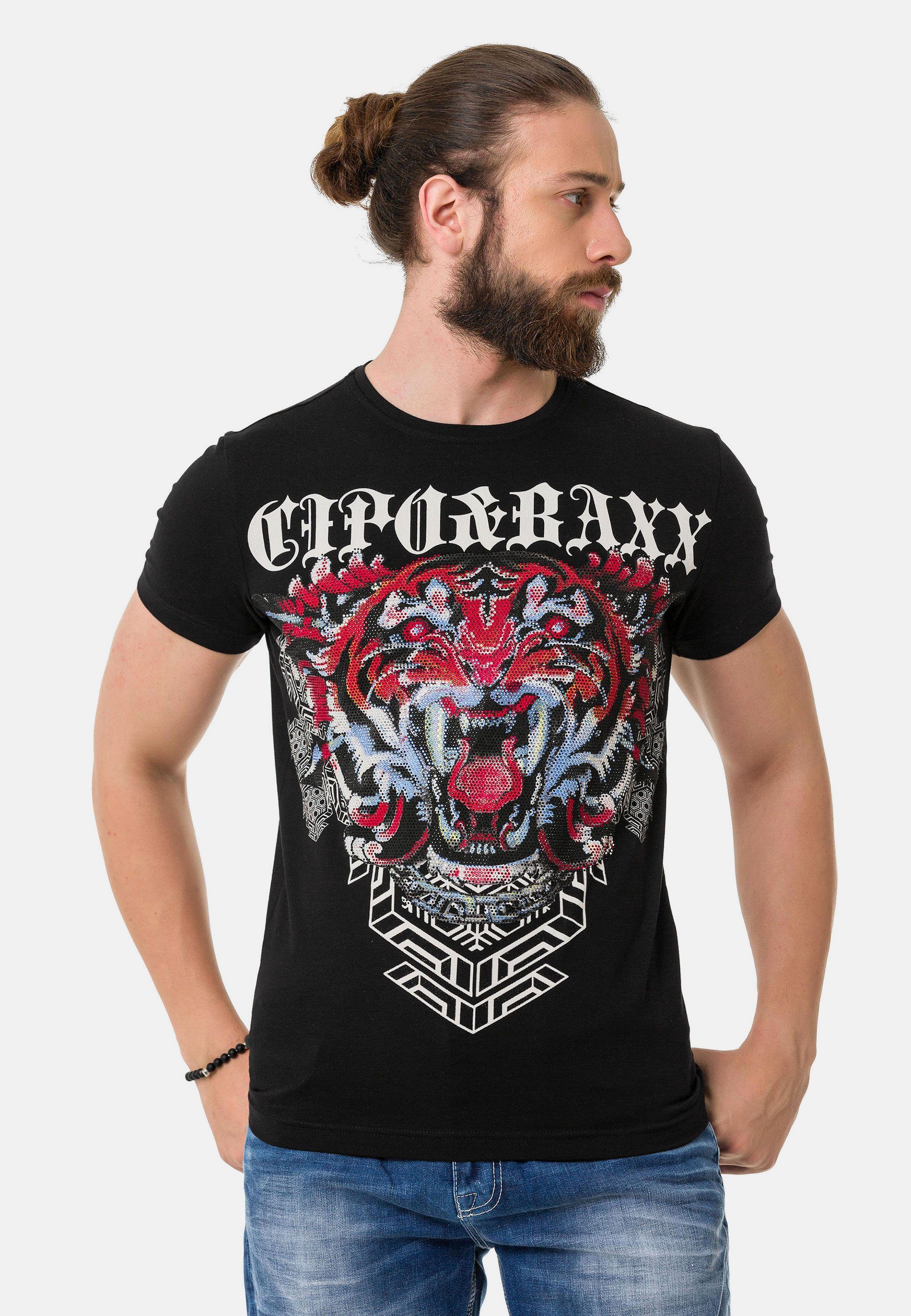 & Design Cipo Baxx T-Shirt coolem in schwarz