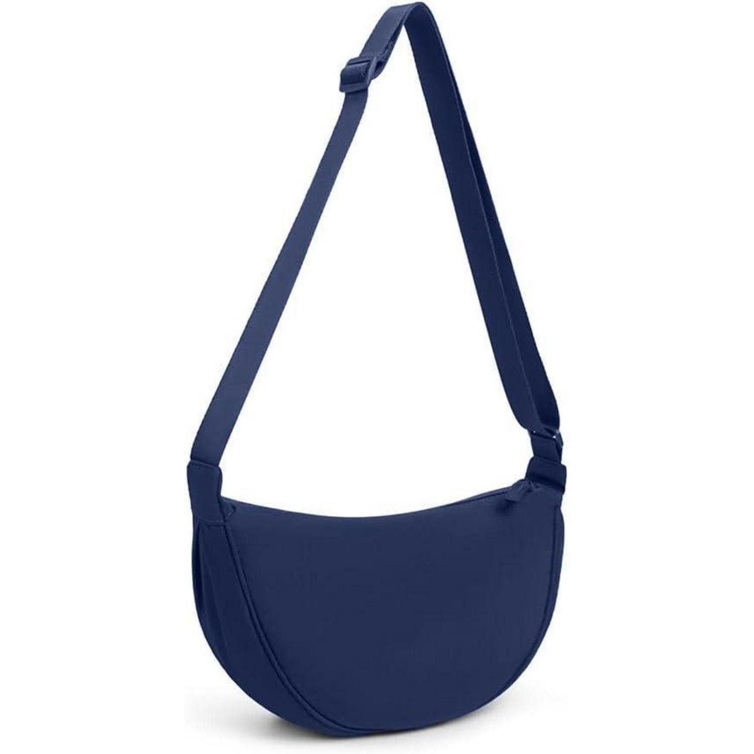 Hobo Damen Halbmond Crossbody Schultertasche Hobo Einfarbig Umhängetasche