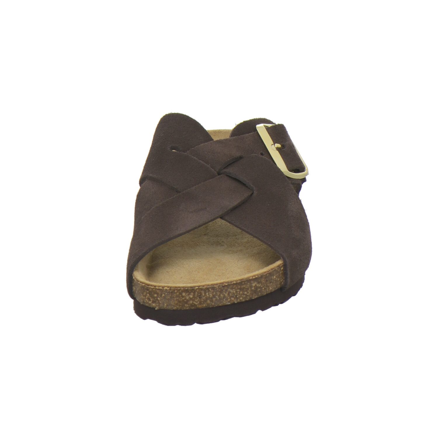 AFS-Schuhe 214176 Kralle Pantolette für Damen mit Fußbett, bequeme Sandalen aus Leder