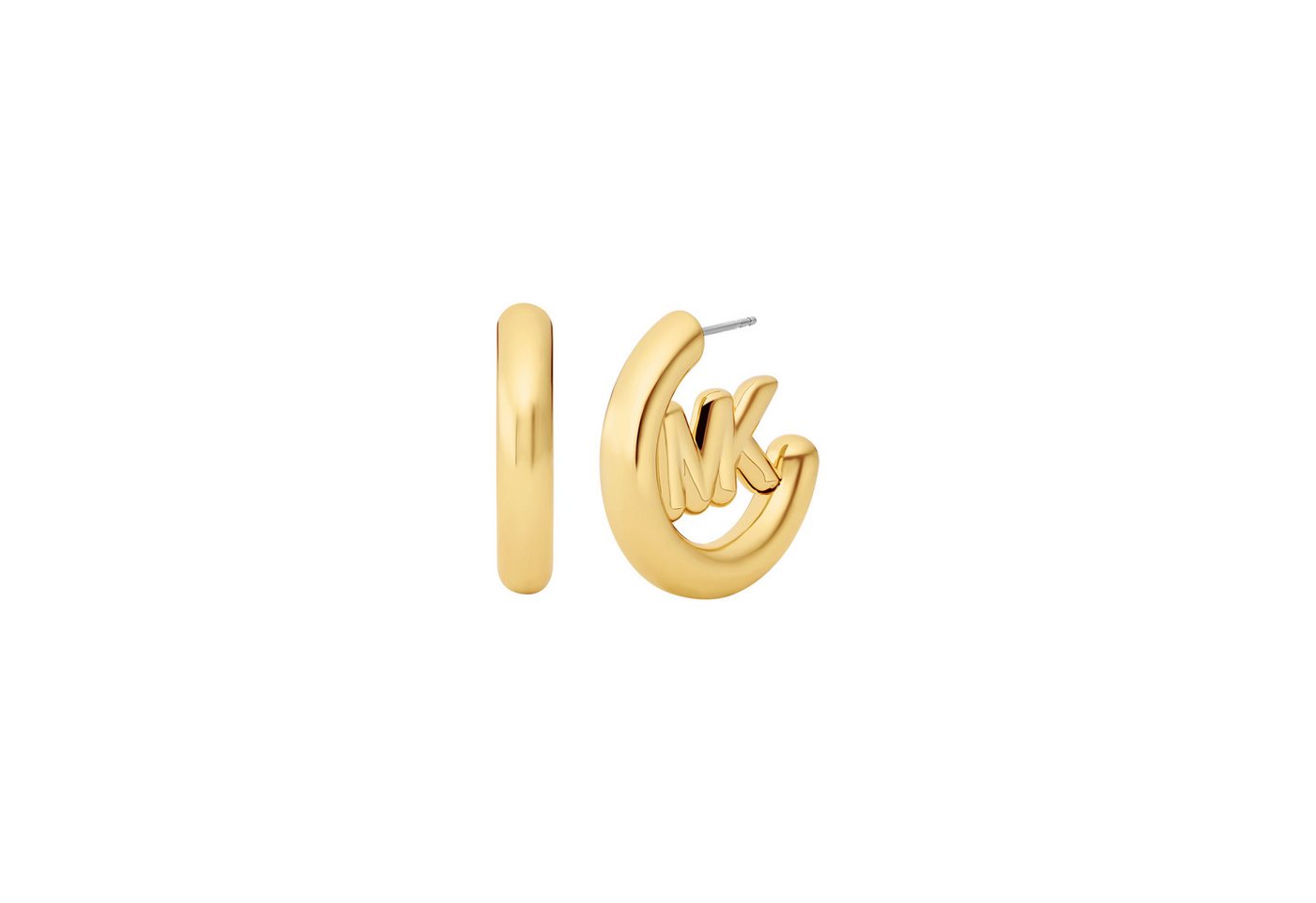 MICHAEL KORS Paar Creolen Schmuck Geschenk Metall Ohrringe PREMIUM