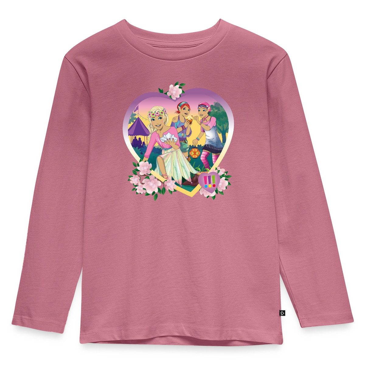 Spreadshirt T-Shirt Die Drei Ausrufezeichen Nacht Der Elfen Kinder Premium Langarmshirt (1-tlg)